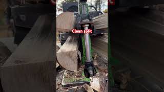 Allwood logsplitter makes fast clean firewood [upl. by Zanahs902]