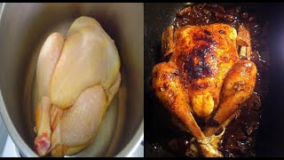 Recette de poulet roti cocotte minute sans four [upl. by Ttennej]