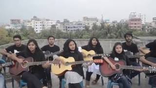 Ahare Jibon  Tribute to Chirkutt  Bafa Guitar Students Doob Movie [upl. by Ellissa570]