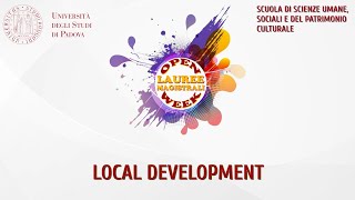 UniPd  Open Week 2023  Local Development [upl. by Dnomsaj94]