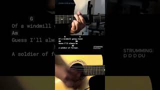 Soldier Of Fortune  Deep Purple  Easy Guitar Chords Tutorial For Beginners guitarlesson [upl. by Earle227]