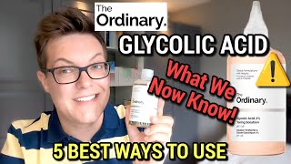 GLYCOLIC ACID Hacks  How To Use The Ordinary Glycolic Acid 7 Toning Solution [upl. by Esyahc]