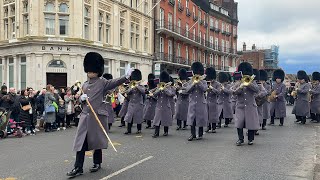 Changing the Guard in Windsor  322024 Band of the Coldstream Guards [upl. by Enaid]