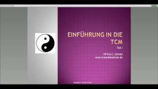 Schnupperseminar Einführung in die traditionelle chinesische Medizin [upl. by Adniralc]