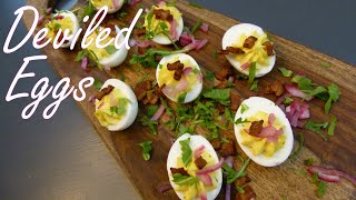 How to Make the Best Deviled Eggs with Bacon [upl. by Birchard]