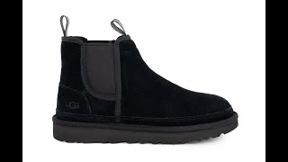 UGG Ανδρικό Μποτάκι Μαύρο Neumel Chelsea 1121644BLK [upl. by Notsnorb418]