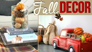 DECORATE WITH ME FOR FALL 2017  DIY FALL HOME DECOR  Page Danielle [upl. by Lanna415]