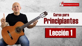 Curso de guitarra para principiantes lección 1  Posición [upl. by Burtie]