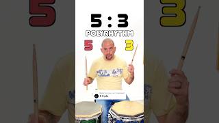 53 Polyrhythm in 15 Seconds drums [upl. by Inavoig]