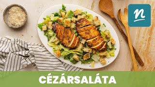 Házi cézársaláta recept  Nosalty [upl. by Atsirak]