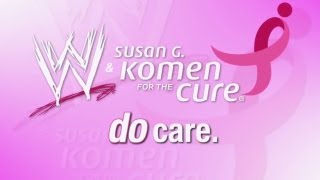 WWE Superstars and Divas continue to show their support for Susan G Komen for the Cure [upl. by Ynnep]