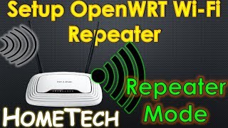 Setup OpenWRT WiFi Repeater How to setup TL WR841N Router in Wireless Repeater Mode [upl. by Pedersen]