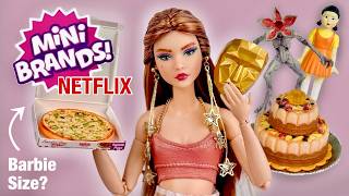 ZURU 5 Surprise Mini Brands NETFLIX Are They Barbie Doll Sized 13 Capsule Unboxing [upl. by Avle729]