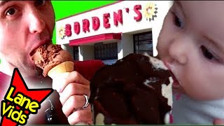 BEST ICE CREAM SHOP  Bordens Ice Cream Shop  Things to do in Louisiana Lafayette LA  LaneVids [upl. by Naujit40]