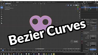 Blender Tutorial Amazing Bezier Curves [upl. by Eilema]