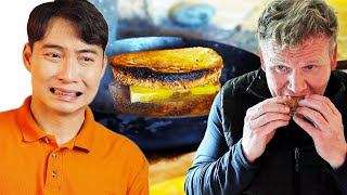 Gordon Ramsay Messed Up The Simplest Dish Grilled Cheese [upl. by Eiggep]