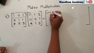 Quick Matrix Multiplication ALL Types Class 12  CBSE [upl. by Kcire]