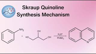 Skraup Quinoline Synthesis Mechanism  Organic Chemistry [upl. by Anirba]