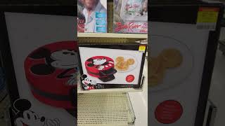 DISNEY MICKEY MOUSE WAFFLE MAKER WITH MICKEY MOUSE DESIGN  SHOPPING AT HOBBY LOBBY IN ORLANDO [upl. by Sajet921]