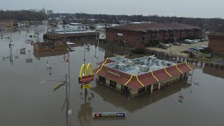 Watseka IL Flooding 12302015 [upl. by Zerline795]