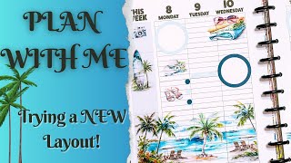 Plan With Me  Teacher Layout  Trying a New Planner [upl. by Newlin]