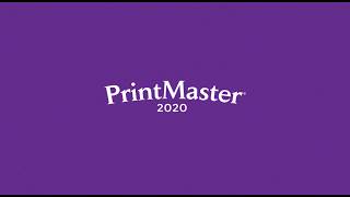 PrintMaster 2020 Tutorials Create Unique Greeting Cards [upl. by Inaja]