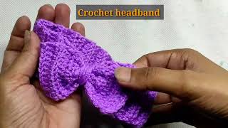 Crochet Headband Learn How To Crochet HairbandHeadband Step By Step Tutorial [upl. by Niliac]