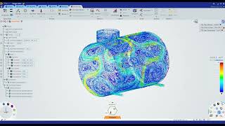 Multiphysics Simulation of Flow and Temperature Distribution for Vacuum Chamber Tempering [upl. by Luelle]