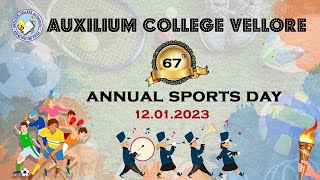 Auxilium College 67th Annual Sports Day  12012023 [upl. by Matt]