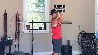 SingleArm Dumbbell Overhead Press [upl. by Nauqat]