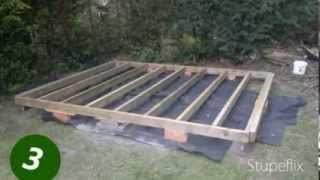 How to lay down a Shed BaseFoundation [upl. by Aubry]