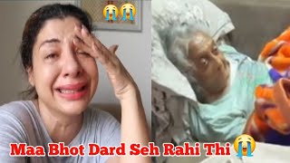 Sambhavna Seth Ka RoRokar Bura Haal 😭 Maa Bhot Dard Me Thi 😭 Sambhavna Seth Entertainment [upl. by Bendicta]