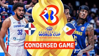 Dominican Republic 🇩🇴 vs Philippines 🇵🇭  Full Game Highlights  FIBA Basketball World Cup 2023 [upl. by Avahc771]