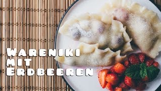 You have NEVER eaten such dumplings  Wareniki with strawberries  vegan recipes [upl. by Kinch]