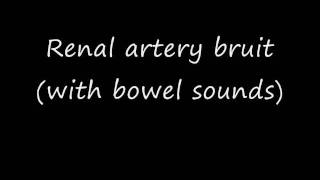 Renal artery bruit [upl. by Amasa42]