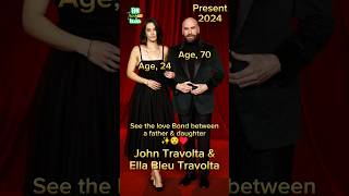 John Travolta With His Daughter Then And Now antesedepois beforeandafter johntravolta [upl. by Aeret834]