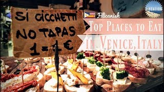 VENICE is CICCHETTI HEAVEN  ITALY FOOD GUIDE 🇮🇹 [upl. by Dodson]