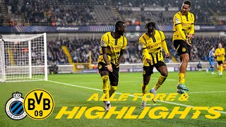 Match Highlights  Club Brugge  Dortmund 03  UEFA Champions League [upl. by Hugo568]