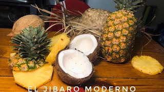 Como Hacer Piña Colada Artesanal Con Todos Los Ingredientes 100 Natural Con Coco Y Piña Natural [upl. by Aseram]