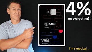 4 CASH BACK ON EVERYTHING 💳 Why Im skeptical of NEW US Bank Smartly Visa Credit Card 😐 [upl. by Enaile]