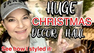 HUGE 2023 CHRISTMAS DECOR HAUL  HOW I’VE STYLED IT HOBBY LOBBY  WALMART  DOLLAR GENERAL amp ROSS [upl. by Tj]