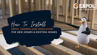 How to Install Expol Underfloor Insulation for Existing Homes amp New Home Builds [upl. by Drarreg781]