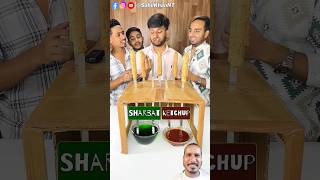 Dip amp Eat Chicken Kabab 😂 Funny Challenge  Sahil Khan NT  foodchallenge funnyvideo sahilkhannt [upl. by Krilov818]