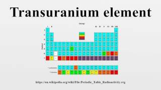 Transuranium element [upl. by Asirram]