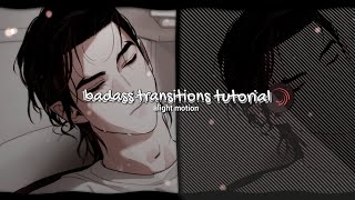 alight motion 5 badass style transitions tutorial ♪ 53 [upl. by Darken]