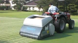 Imants Sandcat by Campey Turf Care Systmes in Korea [upl. by Cammie]