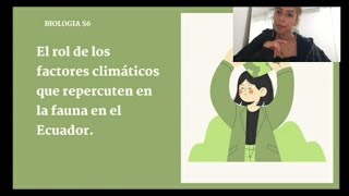 el rol de los factores climáticos que repercuten en la fauna en el ecuador [upl. by Netsrak147]