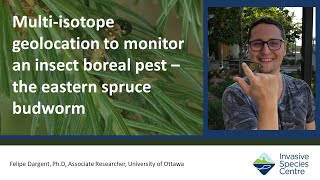 Multiisotope geolocation monitoring for an insect boreal pest  the Eastern spruce budworm [upl. by Ydnab]