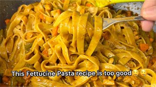 This Fettuccine pasta recipe will level up your pasta game❤️ [upl. by Eckardt816]