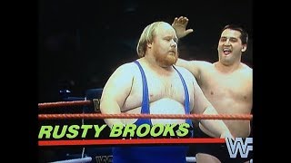 Wrestling quotJobberquot Rusty Brooks 1985 [upl. by Llenwad]